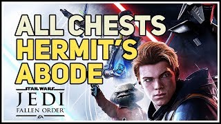 All Chests Bogano Hermit’s Abode Star Wars Jedi Fallen Order [upl. by Nawram]