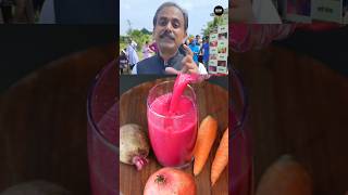 Acharya Manishs Healthy Red Juice For Hemoglobin  Anemia shorts [upl. by Ahsinac]