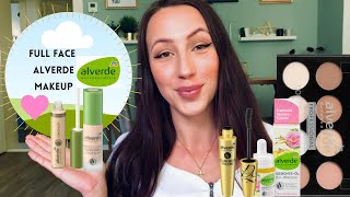 ALVERDE Make Up 🌱 FULL FACE Look 😱 amp Test  Naturkosmetik  Navabeauty [upl. by Steffin398]