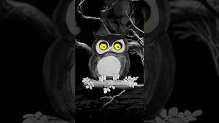 Halloween day Moving eye Owl Craft minhwacuties drawingtutorials youtubeshorts diy [upl. by Fong933]