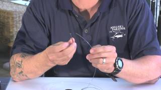 How To Tie Snell Knot  Up Eye Hook [upl. by Jadwiga]