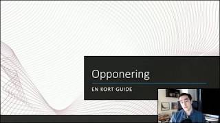 Opponering  En kort guide [upl. by Alida336]