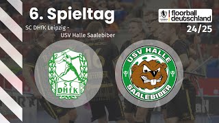 SC DHfK Leipzig vs USV Halle Saalebiber  6 Spieltag  2 FBL Herren SüdOst 2425 [upl. by Anitsuj]