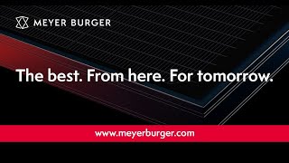 Meyer Burger Product Launch Solar Module 27042021 [upl. by Eniamart]