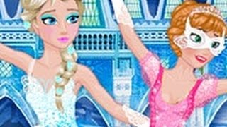 Disney Frozen Game  Frozen Sisters Ballerinas Baby Videos Games For Kids [upl. by Shannen]