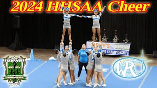 2024 HHSAA Cheer Comp  Kealakehe High School 4K [upl. by Eylloh319]