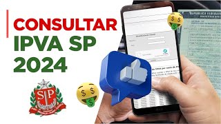 COMO PAGAR IPVA SP E TAXA DE LICENCIAMENTO ANUAL 2024 [upl. by Ann433]