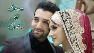 Sham amp Saher  Official Engagment amp Nikaah Highlights [upl. by Beane]