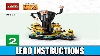 LEGO Instructions  Despicable Me  Despicable Me 4  75582  BrickBuilt Gru and Minions Book 2 [upl. by Aihsotal28]