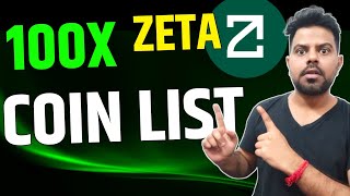 Zeta Coin 100X Coin  100X Coin Name List [upl. by Batish]