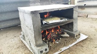 Pizza Oven Easy Build quotFull Video [upl. by Ynoffit]