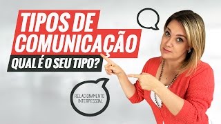 Relacionamento Interpessoal  Tipos de ComunicacÌ§aÌƒo [upl. by Schroer581]