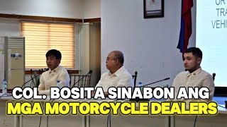 COL BOSITA SINABON ANG MGA MOTORCYCLE dealers [upl. by Alanah476]