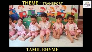 THEME TRANSPORT  TAMIL RHYME  MOTOR POGUTHU  MODERN KIDS  PALLAVARAM [upl. by Toogood]