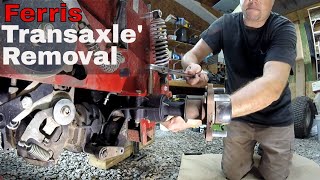 Ferris IS 700Z Commercial Transaxle Removal [upl. by Elawalo]