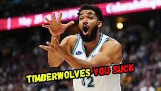 Timberwolves Cold Betrayal EXPOSED  KarlAnthony Towns Trade to Knicks [upl. by Fablan743]