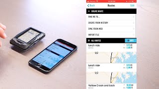 ELEMNT GPS Bike Computer  Using Route Navigation [upl. by Phenice]