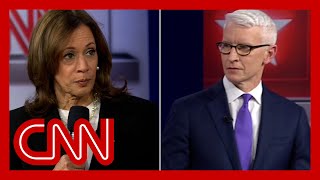 Anderson Cooper presses Harris on border wall funding [upl. by Dibrin650]