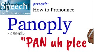 How to Pronounce Panoply [upl. by Weldon200]