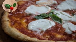 Como hacer Pizza Casera con Mozzarella de Bufala  Masa de Pizza [upl. by Yruj]