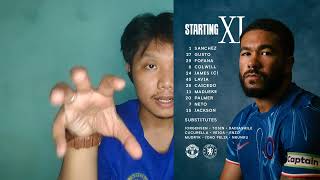 Man United vs Chelsea Official Lineup [upl. by Carey]