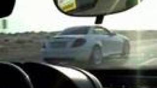 Mercedes Benz SLK with SLR Engine vs Ferrari Enzo [upl. by Anead147]