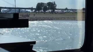 Düsseldorf NRW 70 Jahre  Fähre Oberkassel über den Rhein [upl. by Yecaw]