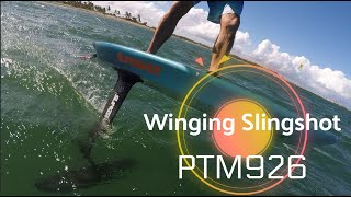 Wing Foiling Day on the Slingshot Phantasm PTM926  Fort Pierce FL [upl. by Olwena]