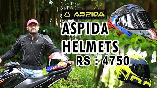 ASPIDA HELMETS REVIEW AND ITS FEATURES BY VIMAL KALLATH  MOTO HAWK [upl. by Nimesay219]