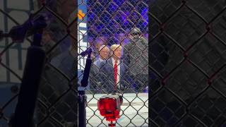 Donald Trump cageside at UFC309 with Elon Musk Dana White and more [upl. by Norag]