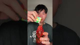 His Expression says it all Chamoy Pickle kit from Candymex Express candy chamoypickle chamoy [upl. by Choong]