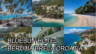 Bluesun hotel Berulia Brela Croatia [upl. by Htrag230]