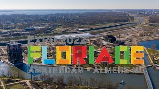 ALMERE Floriade 2022  1 Month to Go  Drone 4K [upl. by Hildy]