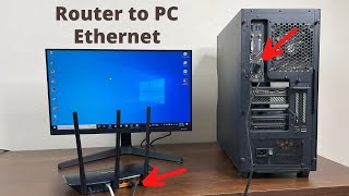 How to Connect Ethernet Cable to PC and Setup [upl. by Nysilla]