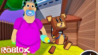 ESCAPE VOVÓ MALUCA BABY GRANNY ROBLOX [upl. by Ahsemik]