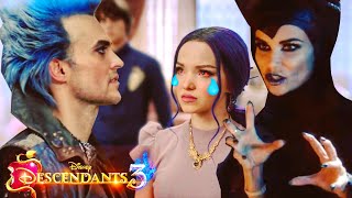 Descendants 3 🍎 Mals Parents Backstory REVEALED  Maleficent amp Hades LOVE STORY in Descendants 4 [upl. by Hcab]