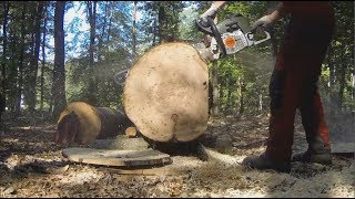 Stihl MS 661 stock vs ported [upl. by Adyaj]