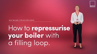 How to repressurise your boiler with a filling loop  BOXT Boilers [upl. by Notlem]