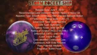 Storm Rocket Ship Bowling Ball Video  BowlerXcom [upl. by Papst679]