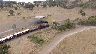 C17 971  Climbing the Silverwood Range  Drone  Saturday 12th August 2017 [upl. by Ecilahs226]