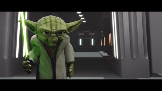 Yoda VS Darth Sidious CLONE WARS STYLE Teaser Star Wars Fan Film [upl. by Ahsain]