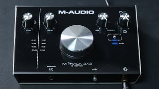 MAudio MTrack 2x2 CSeries Interface Review  Explained [upl. by Enail]