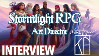 FIRST LOOK at STORMLIGHT RPG amp More From Art Director Katie Payne [upl. by Birecree209]