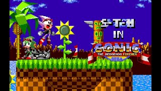 sonic forever mods gameplay scourge the hedgehog [upl. by Oster]