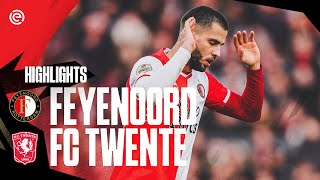 Highlights Feyenoord  FC Twente  Eredivisie 20232024 [upl. by Kilroy45]