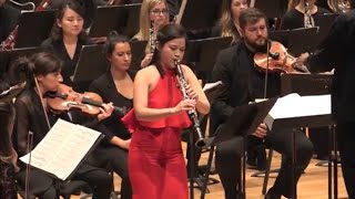 John Corigliano Clarinet Concerto with conductor Michael Morgan and clarinetist YuTing Cheng [upl. by Erdnael]