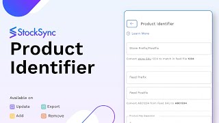 How to AddUpdate Product Identifier in Stock Sync  Column Matching Guide  Inventory Management [upl. by Assilem601]