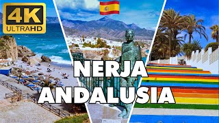 Nerja Spain 🌞 Costa del Sol Top Things to Do 4K► Best Beaches ► [upl. by Tailor448]