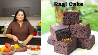 Can You Believe this Cake is Made with Ragi Flour  Ragi Cake Recipe  Ragi Chocolate Cake Recipe [upl. by Ztnarf]