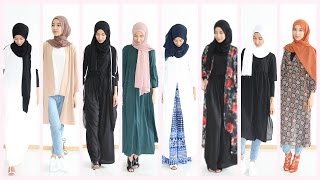 Hijab Lookbook  13 outfit ideas Shein [upl. by Micheal640]